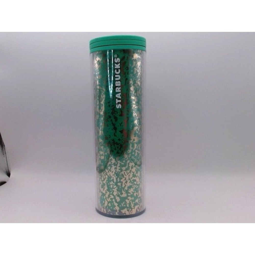 Starbucks - Green/gold Metallic Tumbler W/slide Sip Spout, 16 Fl Oz, BRAND NEW